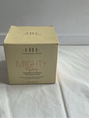 New Farmhouse Fresh Mighty Tighty Turmeric &  Banana Tightening Mask 3.2 oz- New